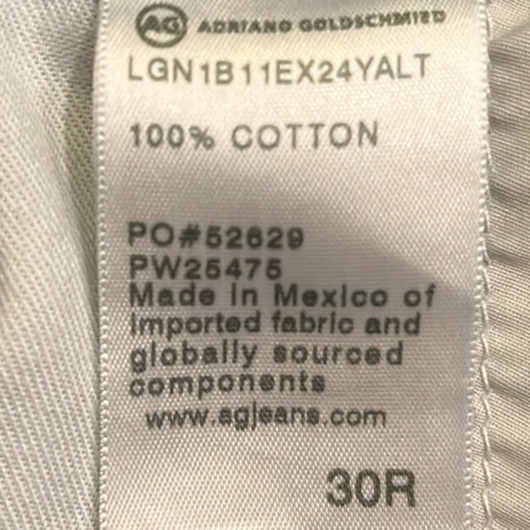 AG Adriano Goldschmidt Alexis High Rise Denim Short Size 30R - Picture 10 of 11